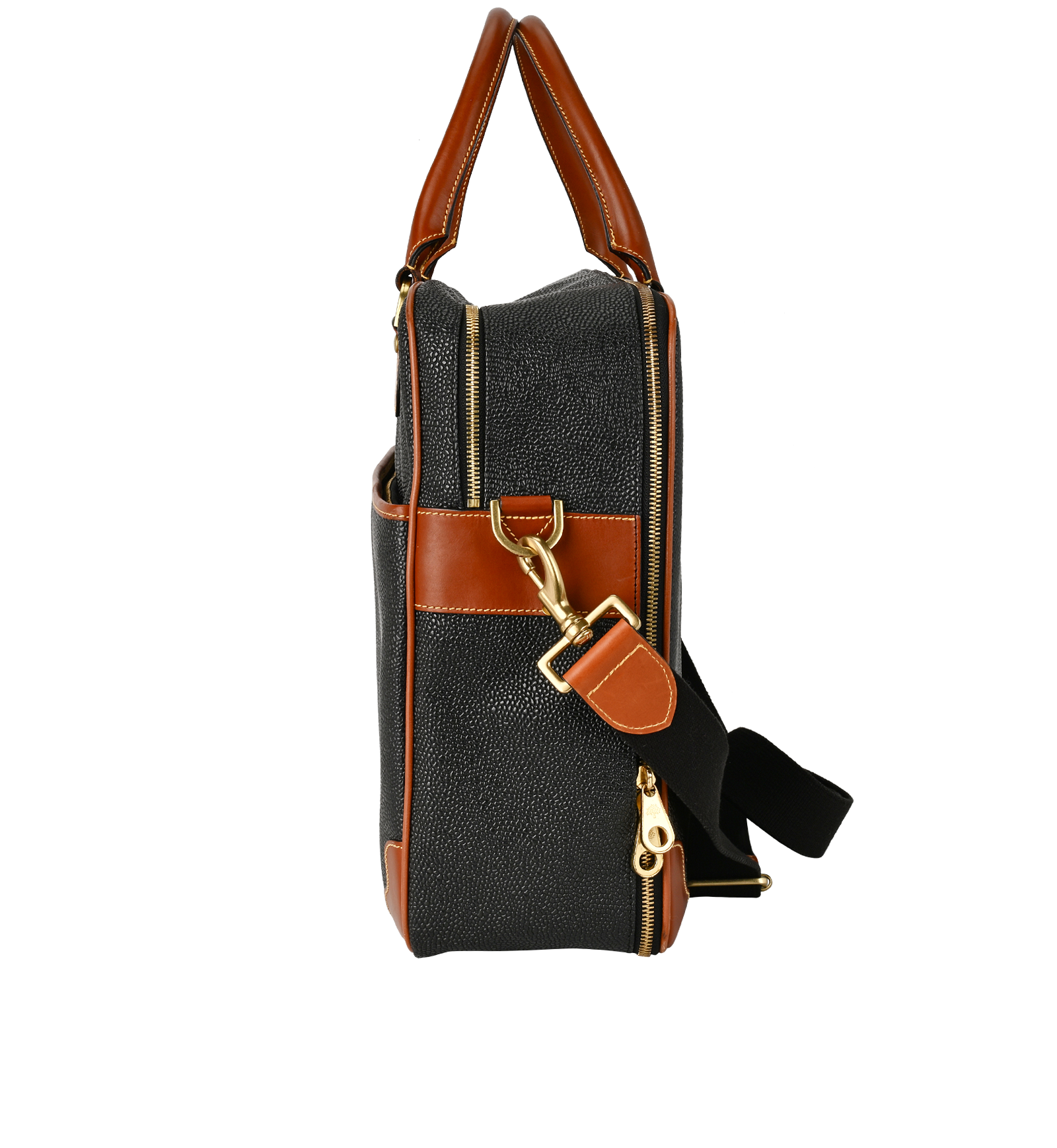 Heritage Travel Case, &pound;395, Handbags, Black/Brown, Canvas, Bottom view